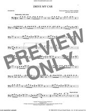 Cover icon of Drive My Car sheet music for trombone solo by The Beatles, John Lennon and Paul McCartney, intermediate skill level