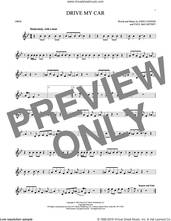 Cover icon of Drive My Car sheet music for oboe solo by The Beatles, John Lennon and Paul McCartney, intermediate skill level