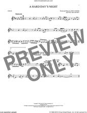 Cover icon of A Hard Day's Night sheet music for violin solo by The Beatles, John Lennon and Paul McCartney, intermediate skill level