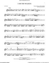 Cover icon of I Am The Walrus sheet music for alto saxophone solo by The Beatles, John Lennon and Paul McCartney, intermediate skill level