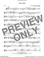 Cover icon of Hey Jude sheet music for oboe solo by The Beatles, John Lennon and Paul McCartney, intermediate skill level