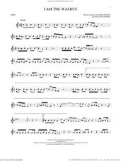 Cover icon of I Am The Walrus sheet music for oboe solo by The Beatles, John Lennon and Paul McCartney, intermediate skill level