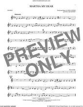 Cover icon of Martha My Dear sheet music for trumpet solo by The Beatles, John Lennon and Paul McCartney, intermediate skill level