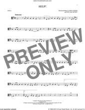 Cover icon of Help! sheet music for viola solo by The Beatles, John Lennon and Paul McCartney, intermediate skill level