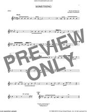 Cover icon of Something sheet music for oboe solo by The Beatles and George Harrison, intermediate skill level