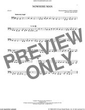 Cover icon of Nowhere Man sheet music for cello solo by The Beatles, John Lennon and Paul McCartney, intermediate skill level