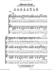 Cover icon of Different World sheet music for guitar (tablature) by Iron Maiden, Adrian Smith and Steve Harris, intermediate skill level