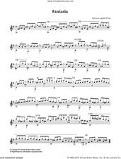 Cover icon of Fantasia sheet music for guitar solo (chords) by Sylvius Leopold Weiss, classical score, easy guitar (chords)
