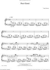 Cover icon of Porz Goret, (intermediate) sheet music for piano solo by Yann Tiersen, classical score, intermediate skill level
