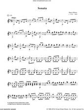 Cover icon of Sonata sheet music for guitar solo (chords) by Mateo Albeniz and Mateo Albeniz, classical score, easy guitar (chords)