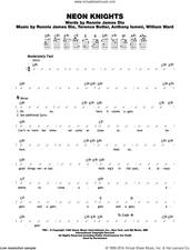 Cover icon of Neon Knights sheet music for ukulele (chords) by Black Sabbath, Ronnie Dio, Terrence Butler, Tony Iommi and William Ward, intermediate skill level