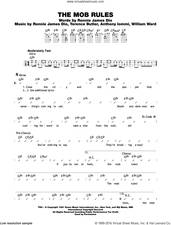 Cover icon of The Mob Rules sheet music for ukulele (chords) by Black Sabbath, Ronnie Dio, Terrence Butler and Tony Iommi, intermediate skill level