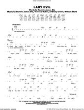 Cover icon of Lady Evil sheet music for ukulele (chords) by Black Sabbath, Ronnie Dio, Terence Butler, Tony Iommi and William Ward, intermediate skill level
