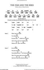 Cover icon of The Fish And The Bird sheet music for guitar (chords) by Mark Knopfler, intermediate skill level