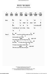 Cover icon of Why Worry sheet music for guitar (chords) by Dire Straits and Mark Knopfler, intermediate skill level