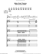 Cover icon of Mike Post Theme sheet music for guitar (tablature) by The Who and Pete Townshend, intermediate skill level