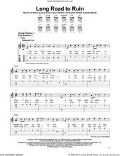 Cover icon of Long Road To Ruin sheet music for guitar solo (easy tablature) by Foo Fighters, Christopher Shiflett, Dave Grohl, Nate Mendel and Taylor Hawkins, easy guitar (easy tablature)