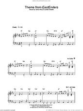 Cover icon of Theme From EastEnders sheet music for piano solo by Leslie Osborne and Simon May, easy skill level