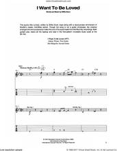 Cover icon of I Want To Be Loved sheet music for guitar (tablature) by Muddy Waters and Willie Dixon, intermediate skill level