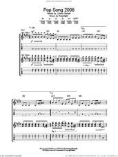 Cover icon of Pop Song 2006 sheet music for guitar (tablature) by Razorlight and Johnny Borrell, intermediate skill level