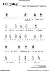 Cover icon of Everyday sheet music for ukulele (chords) by Buddy Holly, Charles Hardin and Norman Petty, intermediate skill level