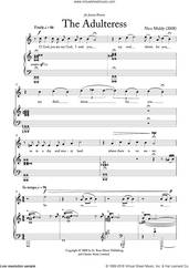 Cover icon of The Adulteress sheet music for voice and piano by Nico Muhly and Liturgical Text, classical score, intermediate skill level