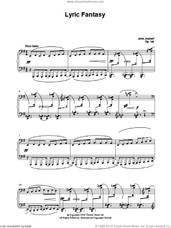 Cover icon of Lyric Fantasy sheet music for piano solo by John Joubert, intermediate skill level