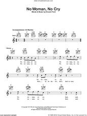 Cover icon of No Woman, No Cry sheet music for voice and other instruments (fake book) by Bob Marley, intermediate skill level