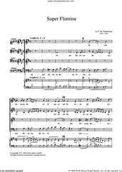 Cover icon of Super Flumina sheet music for choir by Giovanni Palestrina, classical score, intermediate skill level