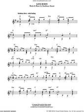 Cover icon of Love Hurts sheet music for guitar solo (chords) by The Everly Brothers, Nazareth and Boudleaux Bryant, easy guitar (chords)