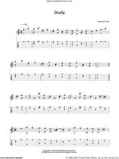 Cover icon of Study sheet music for guitar solo (chords) by Napoleon Coste, classical score, easy guitar (chords)