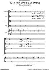 Cover icon of (Something Inside) So Strong (Arr. Jonathan Wikeley) sheet music for choir by Labi Siffre, intermediate skill level