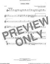 Cover icon of I Feel Fine sheet music for flute solo by The Beatles, John Lennon and Paul McCartney, intermediate skill level