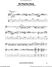 Cover icon of Sir Psycho Sexy sheet music for guitar (tablature) by Red Hot Chili Peppers, Anthony Kiedis, Chad Smith, Flea and John Frusciante, intermediate skill level