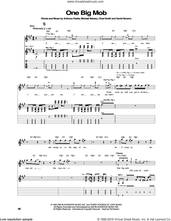 Cover icon of One Big Mob sheet music for guitar (tablature) by Red Hot Chili Peppers, Anthony Kiedis, Chad Smith, David Navarro and Flea, intermediate skill level
