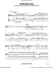 Cover icon of Emit Remmus sheet music for guitar (tablature) by Red Hot Chili Peppers, Anthony Kiedis, Chad Smith, Flea and John Frusciante, intermediate skill level