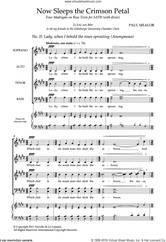 Cover icon of Lady, When I Behold (from 'Four Madrigals on Rose Texts') sheet music for choir (SATB: soprano, alto, tenor, bass) by Paul Mealor and Anon, classical score, intermediate skill level