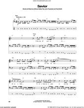 Cover icon of Savior sheet music for bass (tablature) (bass guitar) by Red Hot Chili Peppers, Anthony Kiedis, Chad Smith, Flea and John Frusciante, intermediate skill level
