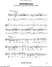 Cover icon of Emit Remmus sheet music for bass (tablature) (bass guitar) by Red Hot Chili Peppers, Anthony Kiedis, Chad Smith, Flea and John Frusciante, intermediate skill level