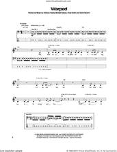 Cover icon of Warped sheet music for bass (tablature) (bass guitar) by Red Hot Chili Peppers, Anthony Kiedis, Chad Smith, David Navarro and Flea, intermediate skill level