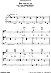 Cover icon of Summerhouse sheet music for voice, piano or guitar by Marian Montgomery, Georgann Rea and Hilary Barnfather, intermediate skill level