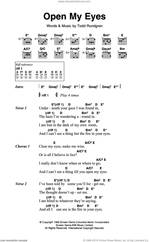 Cover icon of Open My Eyes sheet music for guitar (chords) by The Nazz and Todd Rundgren, intermediate skill level