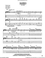 Cover icon of Tourrets sheet music for guitar (tablature) by Nirvana and Kurt Cobain, intermediate skill level