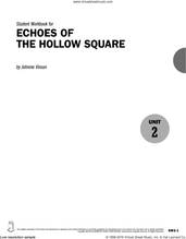 Cover icon of Guides to Band Masterworks, Vol. 6 - Student Workbook - Echoes of The Hollow Square sheet music for for flute or other instruments by Johnnie Vinson, intermediate skill level