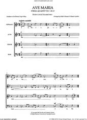 Cover icon of Ave Maria (String Quartet No.1 In D) (arr. Ralph Allwood and Edward Gardner) sheet music for choir by Pyotr Ilyich Tchaikovsky, Edward Gardner and Ralph Allwood, classical score, intermediate skill level