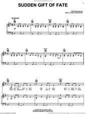Cover icon of Sudden Gift Of Fate sheet music for voice, piano or guitar by Mary Chapin Carpenter, intermediate skill level