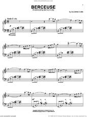 Cover icon of Berceuse sheet music for piano solo by Suzanne Ciani, intermediate skill level
