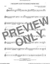 Cover icon of I'm Happy Just To Dance With You sheet music for oboe solo by The Beatles, John Lennon and Paul McCartney, intermediate skill level