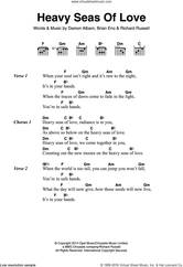Cover icon of Heavy Seas Of Love sheet music for guitar (chords) by Damon Albarn, Brian Eno and Richard Russell, intermediate skill level
