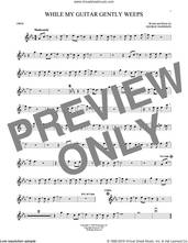 Cover icon of While My Guitar Gently Weeps sheet music for oboe solo by The Beatles, intermediate skill level